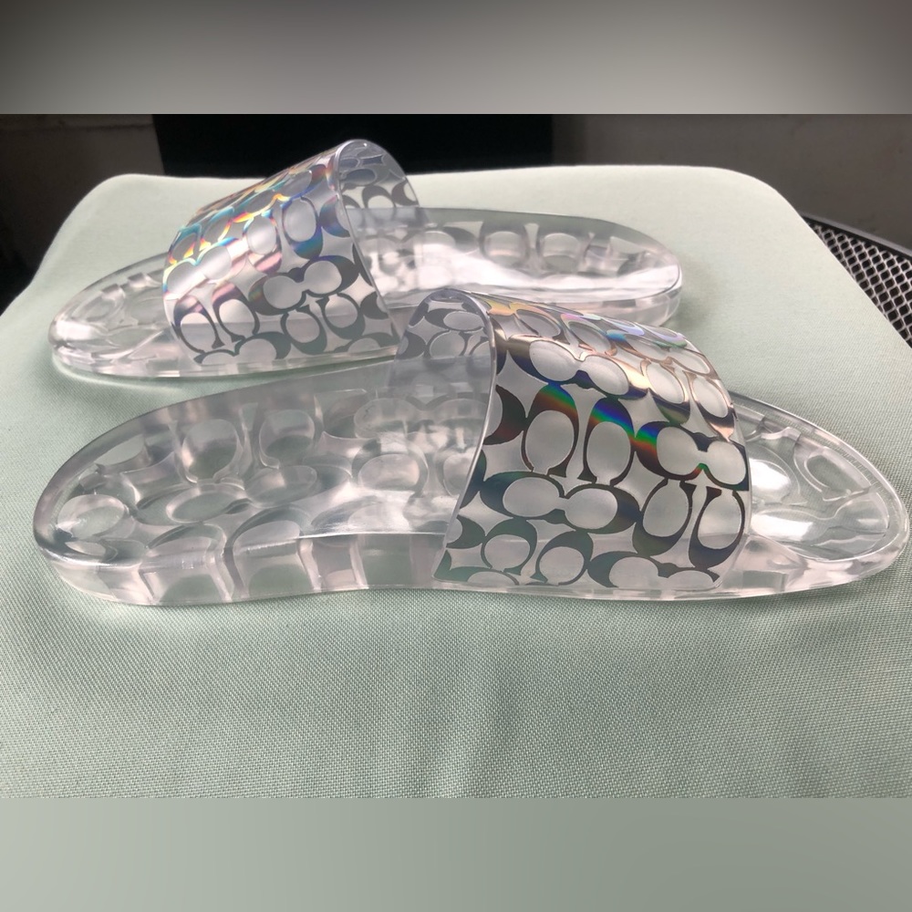 Coach Iridescent Slide Sandals - Picture 4 of 5